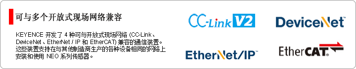 可与多个开放式现场网络兼容